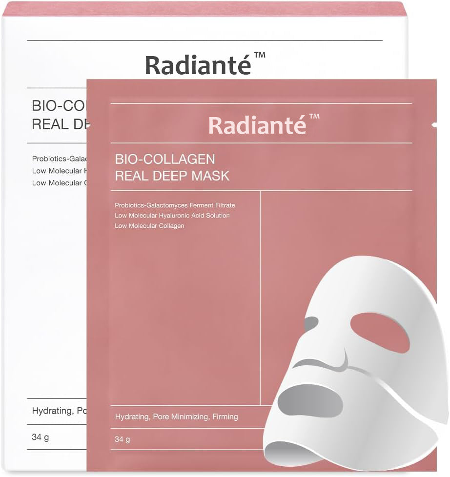 Radianté™ Bio-Collagen Masks (Pack of 4)